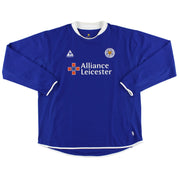 2003-05 Leicester Le Coq Sportif Home Shirt L/S XL - Classic Football Kit