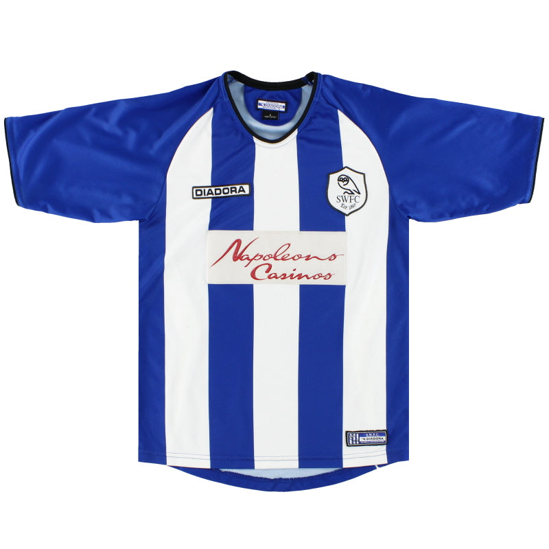 2003-05 Sheffield Wednesday Diadora Home Shirt M - Classic Football Kit