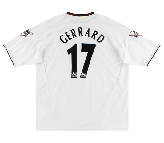 2003-05 Liverpool Reebok Away Shirt Gerrard #17 XL