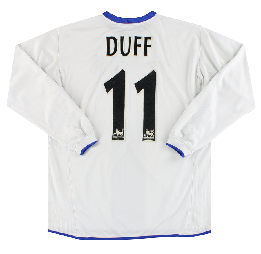 2003-05 Chelsea Umbro Away Shirt Duff #11 L/S