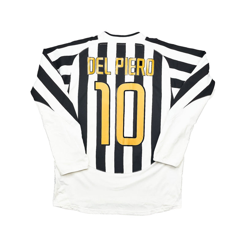 2003/04 Juventus Del Piero #10 L/S Home Shirt (L) Nike