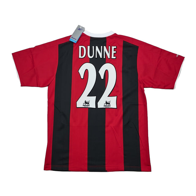 2003/04 MANCHESTER CITY DUNNE #22 *BNWT* AWAY SHIRT (M) REEBOK