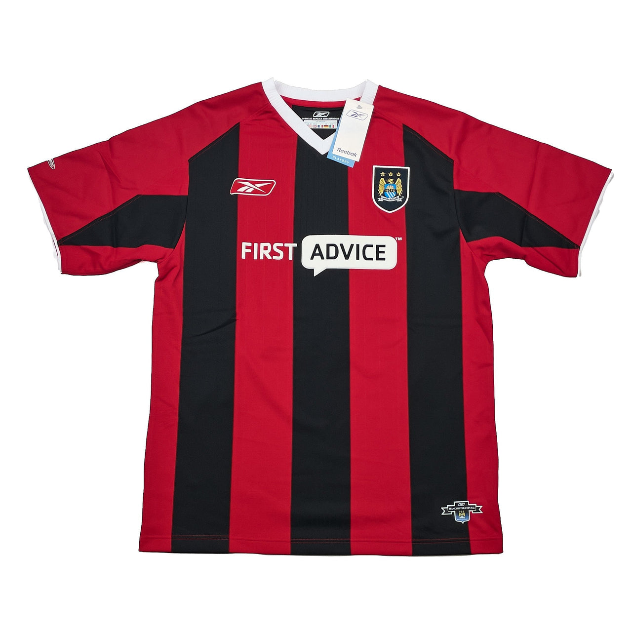 2003/04 MANCHESTER CITY SIBIERSKI #10 *BNWT* AWAY SHIRT (M) REEBOK