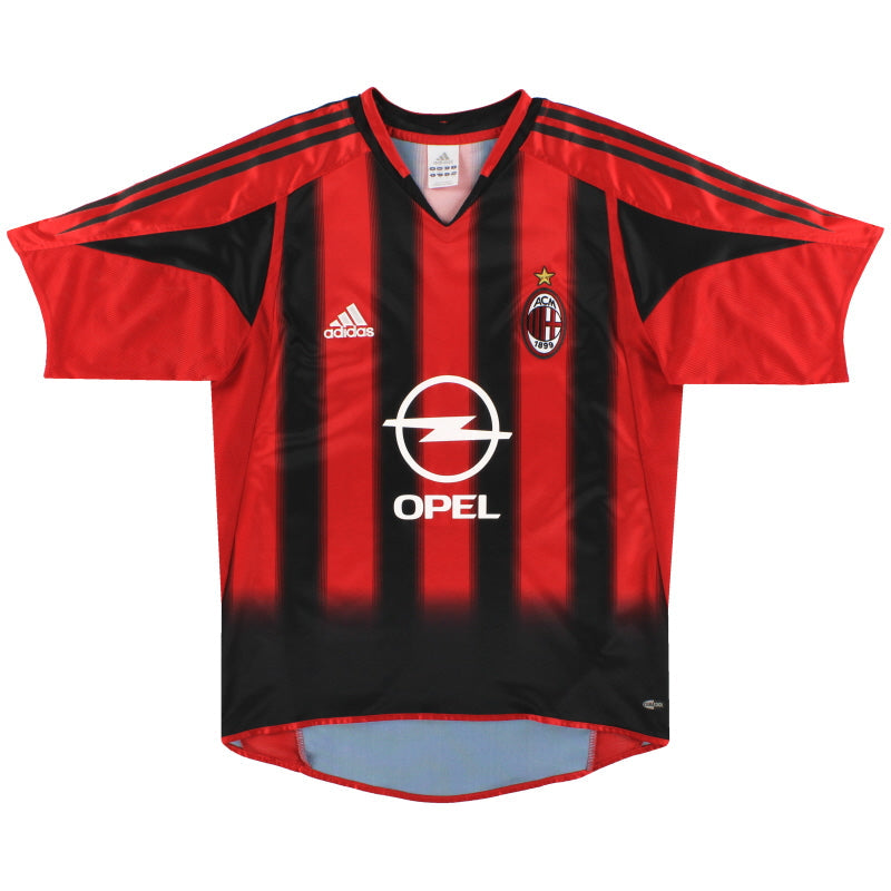 2004-05 AC Milan adidas Home Shirt *Mint* L