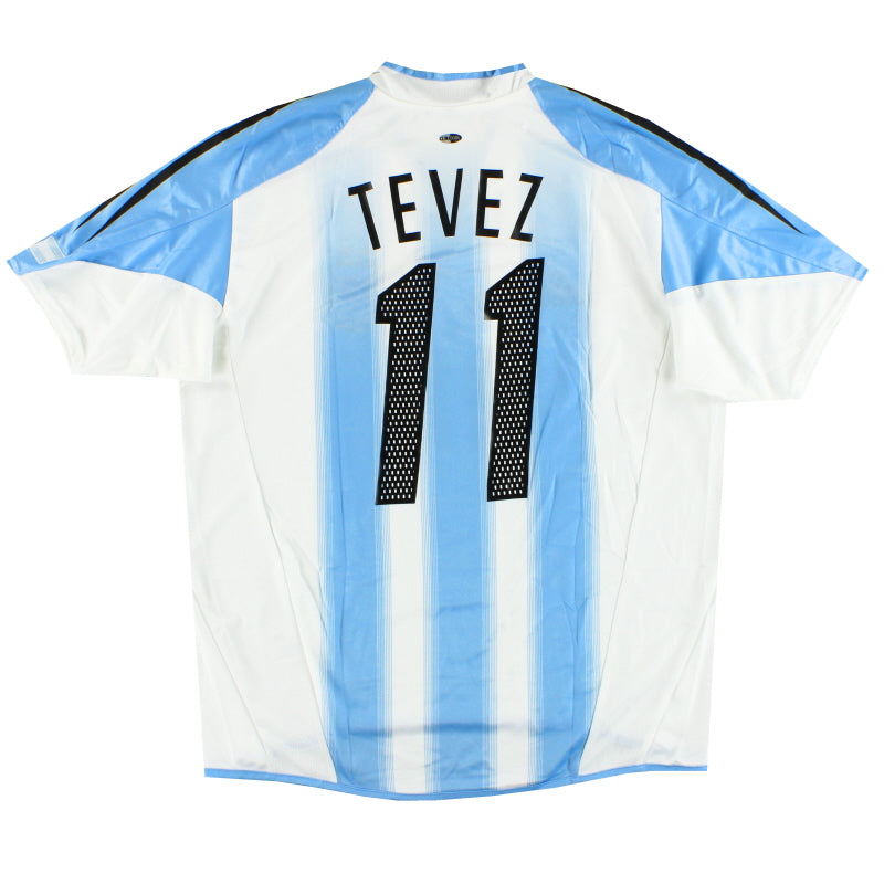 2004-05 Argentina adidas Home Shirt Tevez #11 *w/tags* L