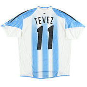 2004-05 Argentina adidas Home Shirt Tevez #11 *w/tags* L
