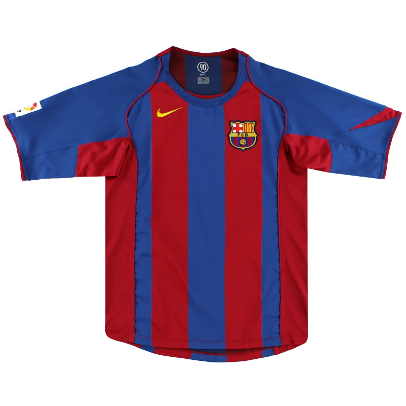 2004-05 Barcelona Nike Home Shirt *Mint* XL - Classic Football Kit