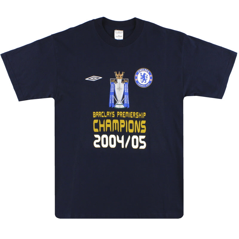 2004-05 Chelsea Umbro Champions T-Shirt L