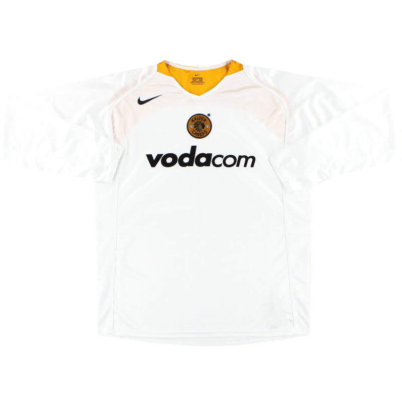 2004-05 Kaizer Chiefs Nike Away Shirt L/S *Mint* XL / Mint /