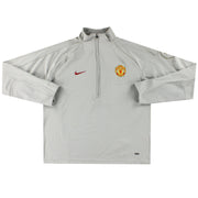 2004-05 Manchester United Nike 1/2 Zip Training Top XXL
