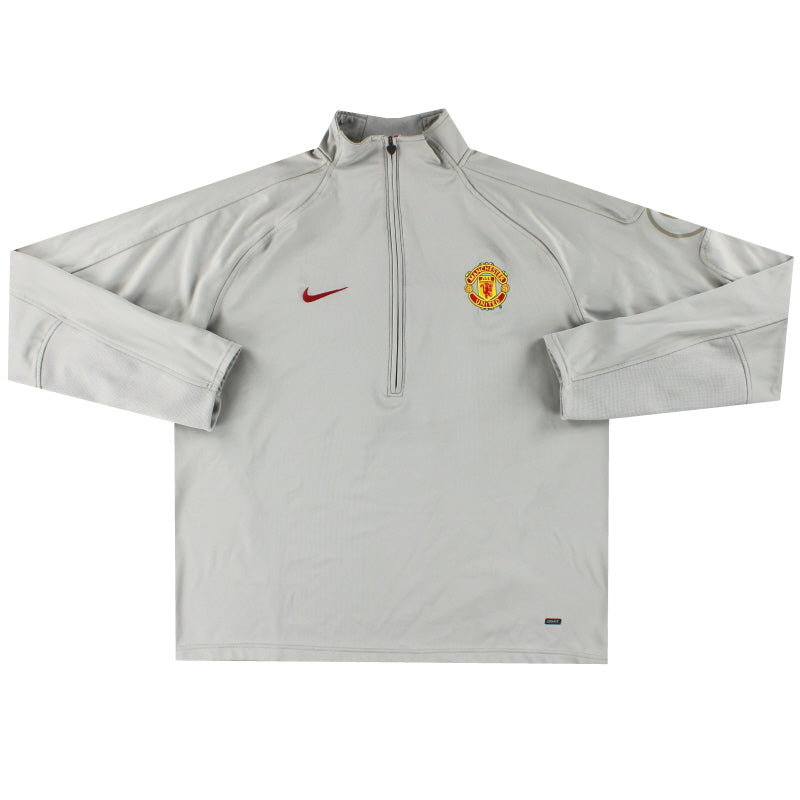 2004-05 Manchester United Nike 1/2 Zip Training Top XXL