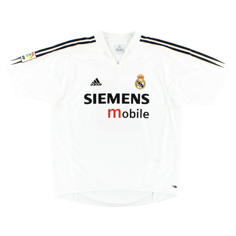 2004-05 Real Madrid adidas Home Shirt XXL