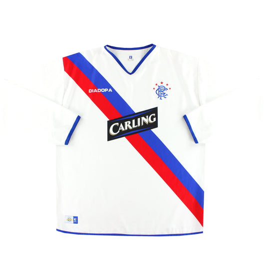 2004-05 Rangers Diadora Away Shirt L/S XXL