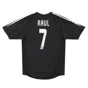 2004-05 Real Madrid adidas Away Shirt Raul #7 *Mint* S - Classic Football Kit