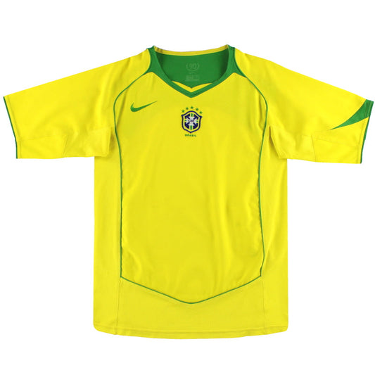 2004-06 Brazil Nike Home Shirt L