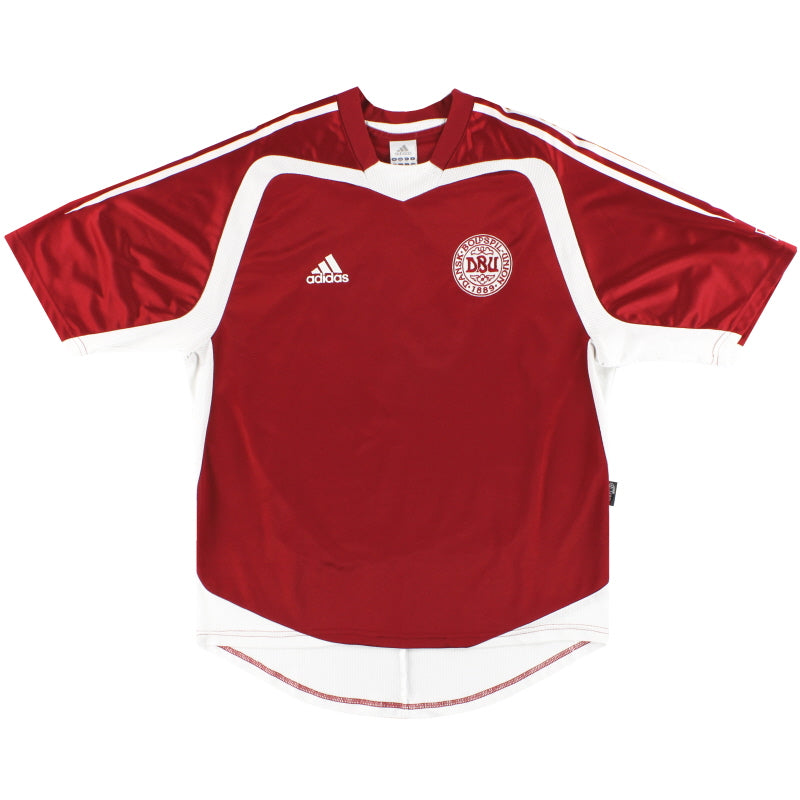 2004-06 Denmark adidas Home Shirt M - Classic Football Kit