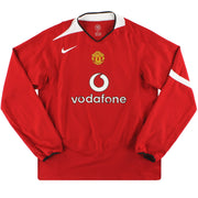 2004-06 Manchester United Nike Home Shirt L/S - Classic Football Kit