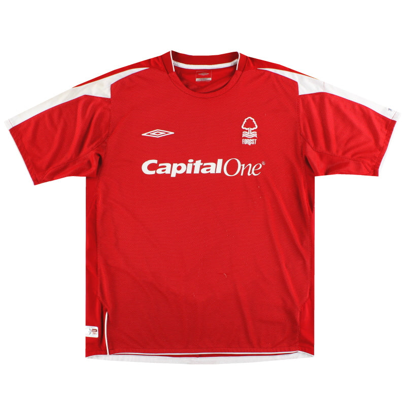 2004-06 Nottingham Forest Umbro Home Shirt XXXL - Classic Football Kit