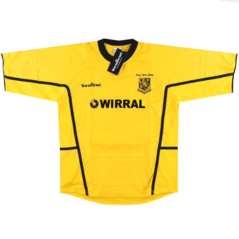 2004-06 Tranmere Rovers Vandanel 'Play-Offs'  Away Shirt *w/tags* L