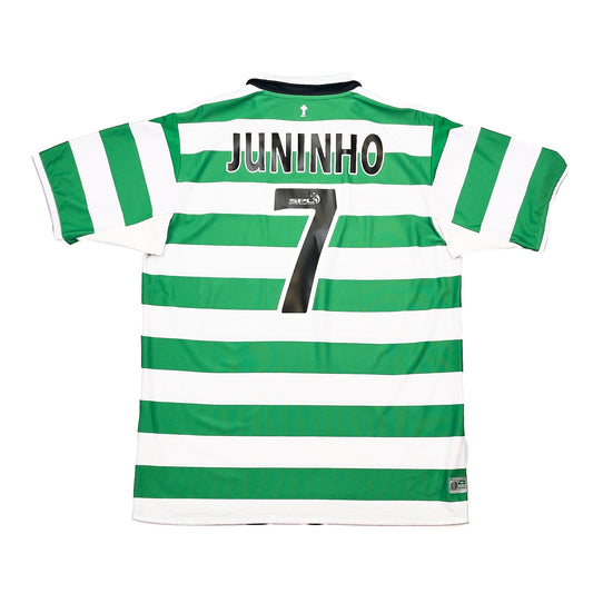 2004/05 CELTIC JUNINHO #8 HOME SHIRT (XL) UMBRO