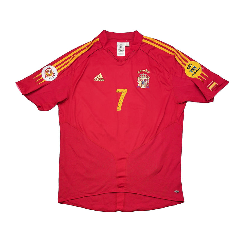 2004/06 Spain Raul #7 Home Shirt (XL) Adidas