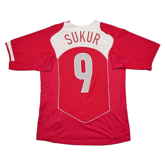 2004/06 TURKEY SUKER #9 HOME SHIRT (M) NIKE