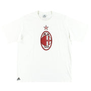 2005-06 AC Milan adidas Graphic Tee XL - Classic Football Kit