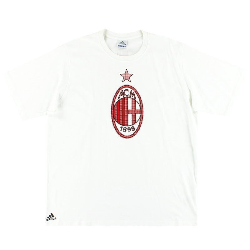 2005-06 AC Milan adidas Graphic Tee XL