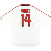 2005-06 AC Milan adidas Player Issue 'Formotion' Away Shirt Vogel #14 L/S XL