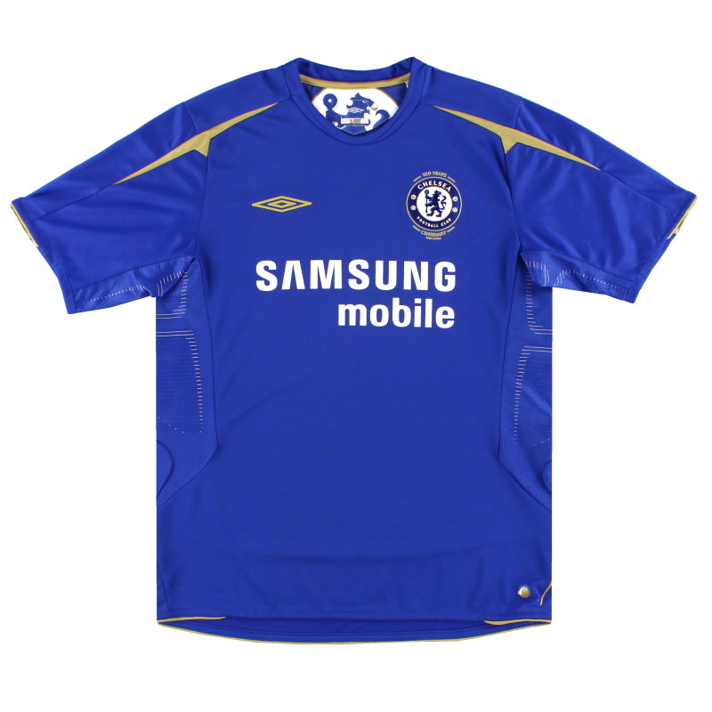 2005-06 Chelsea Umbro Centenary Home Shirt *Mint* L