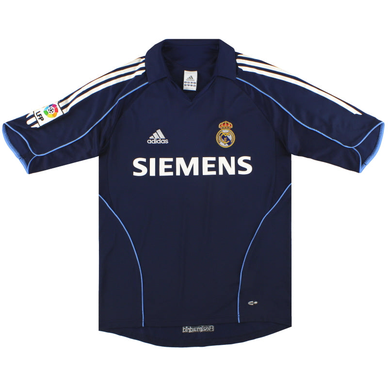2005-06 Real Madrid adidas Away Shirt S - Classic Football Kit