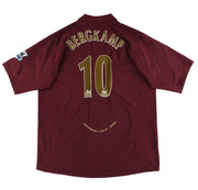 2005-06 Arsenal Highbury Nike Home Shirt Bergkamp #10 XXL