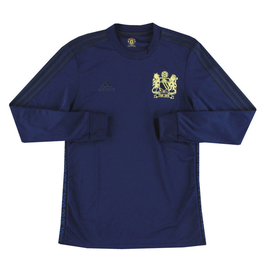 2018-19 Manchester United adidas '50 Year' Anniversary Shirt L/S *Mint*