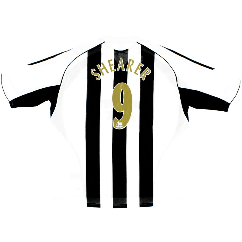 2005-07 Newcastle adidas Home Shirt Shearer #9 L - Classic Football Kit