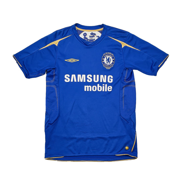 2005/06 CHELSEA LAMPARD #8 *CENTENARY* HOME SHIRT (S) UMBRO