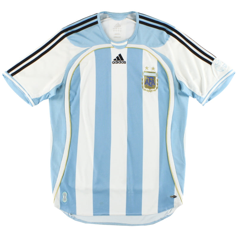 2006-07 Argentina adidas Home Shirt L