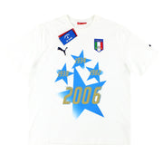2006-07 Italy Puma 'Campioni Del Mondo' Graphic Tee *BNIB* XXL - Classic Football Kit