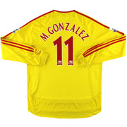 2006-07 Liverpool adidas Away Shirt M. Gonzalez #11 L/S