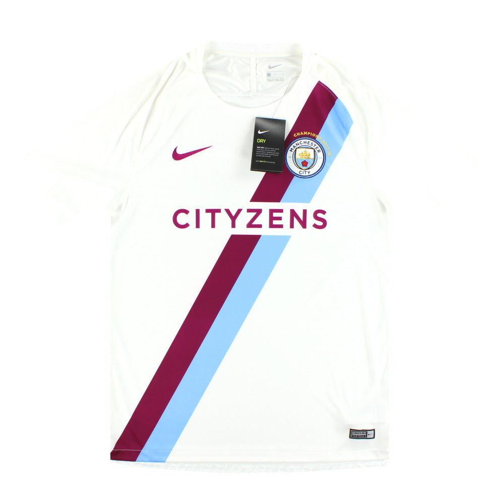 2017-18 Manchester City Nike Champions Pre-Match Shirt *w/tags* L