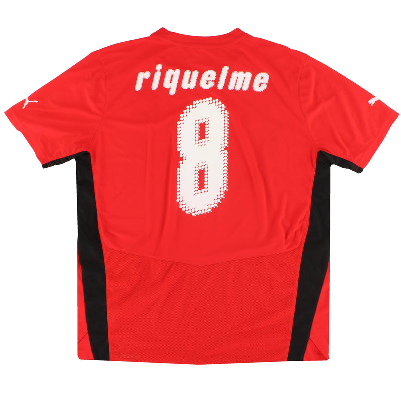 2006-07 Villarreal Puma Training Shirt Riquelme #8 XL