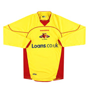 2006-07 Watford Diadora '125 Year' Home Shirt L/S