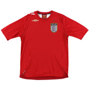2006-08 England Umbro Away Shirt L - Classic Football Kit