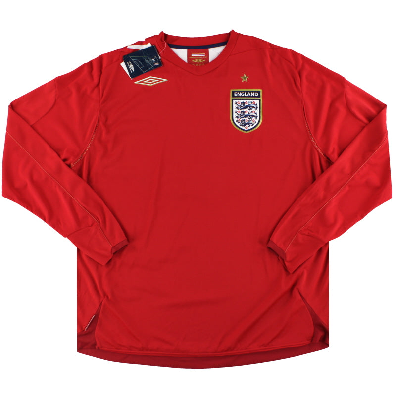 2006-08 England Umbro Away Shirt L/S *w/tags*