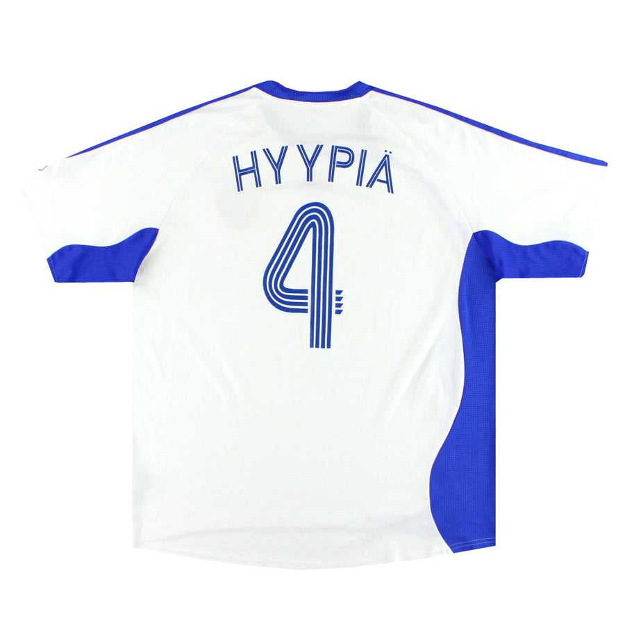 2006-08 Finland adidas Home Shirt Hyypia #4 XL - Classic Football Kit