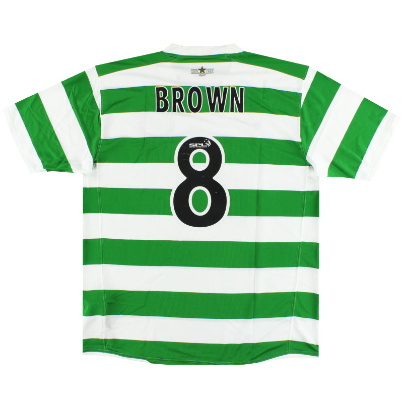 2007-08 Celtic Nike Home Shirt Brown #8 *w/tags* XL