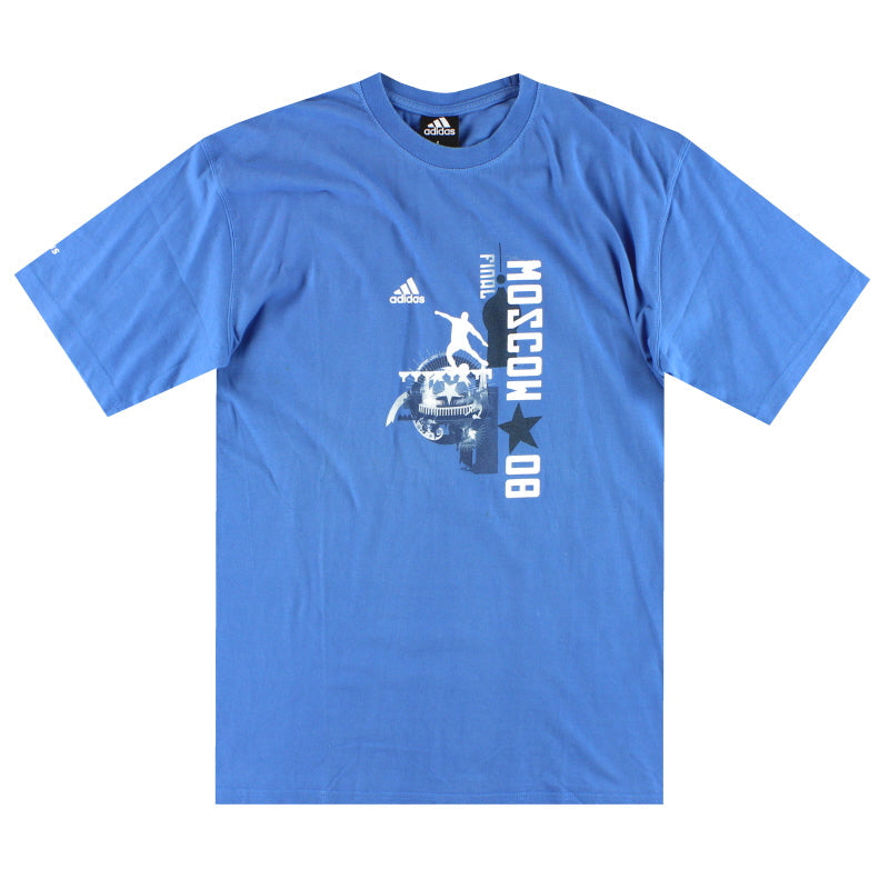 2007-08 Chelsea adidas 'Final' Graphic Tee L