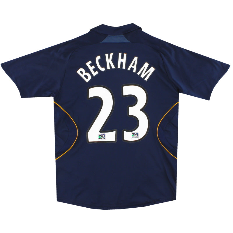 2007-08 LA Galaxy adidas Away Shirt Beckham #23 S.Boys - Classic Football Kit