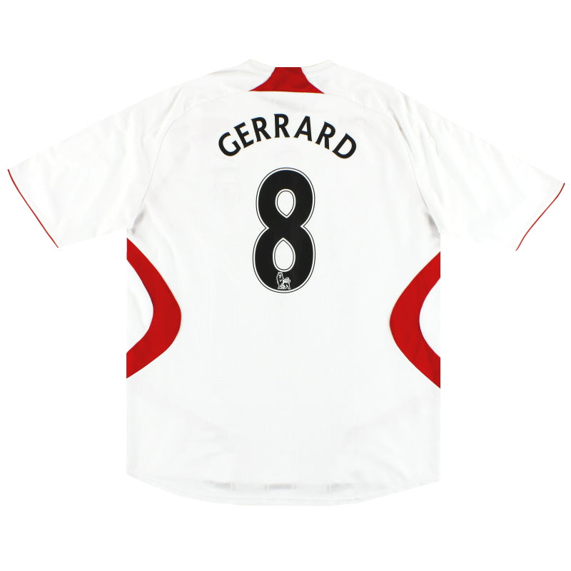 2007-08 Liverpool adidas Away Shirt Gerrard #8 XL