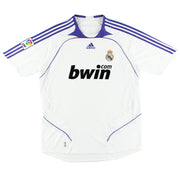2007-08 Real Madrid adidas Home Shirt M