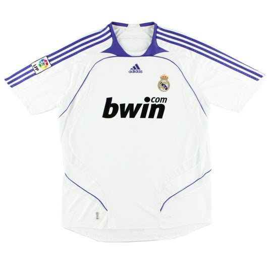 2007-08 Real Madrid adidas Home Shirt M